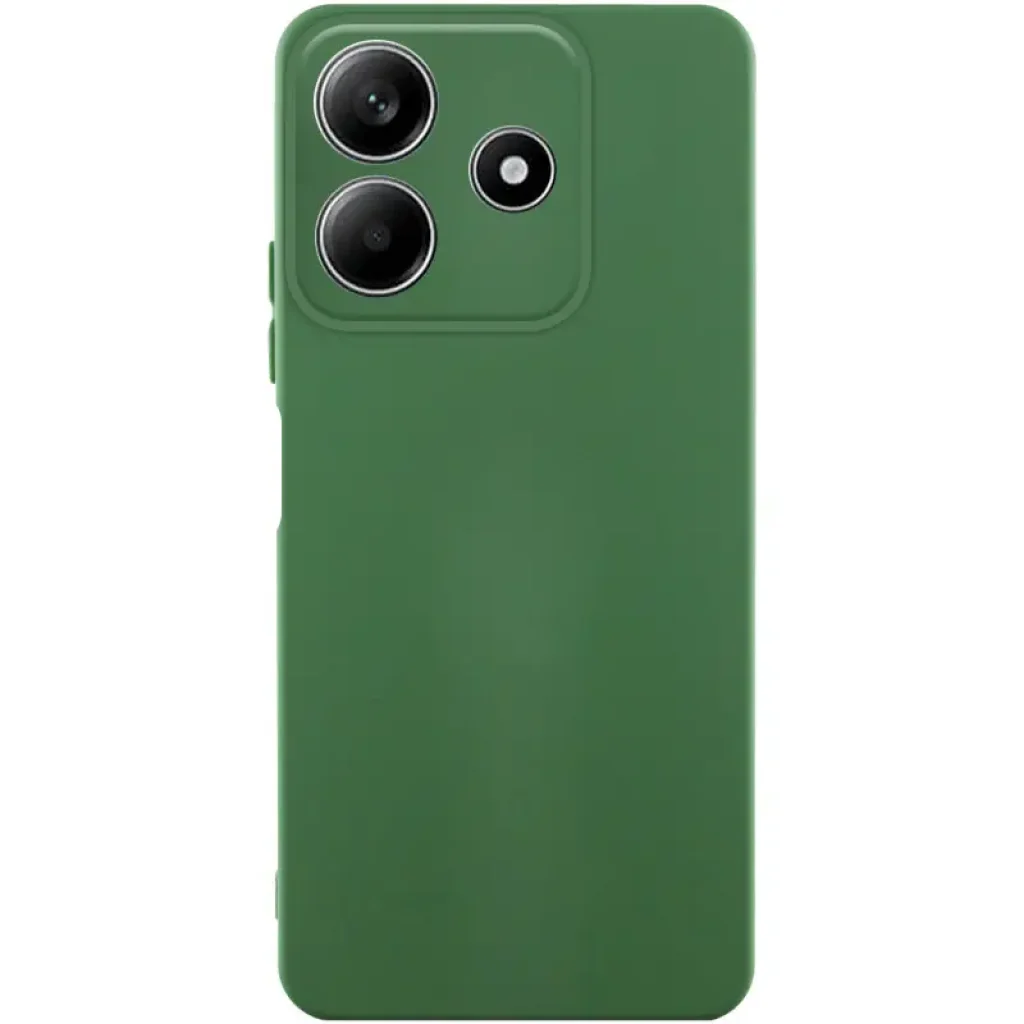 Чехол Silicone Cover Lakshmi Full Camera (AA) для Xiaomi Redmi Note 14 5G Dark Green