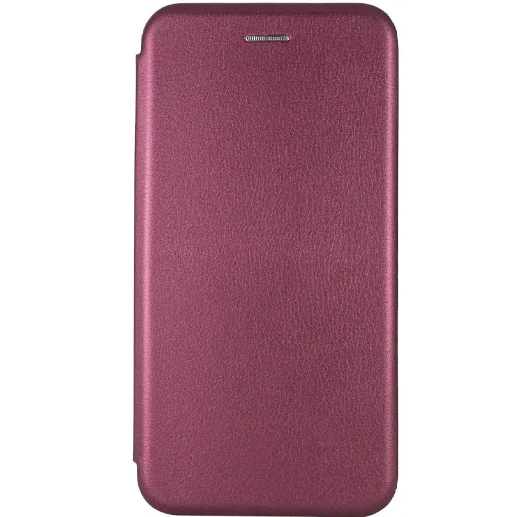 Шкіряний чохол-книжка Classy для Xiaomi Redmi Note 14 5G Бордовий