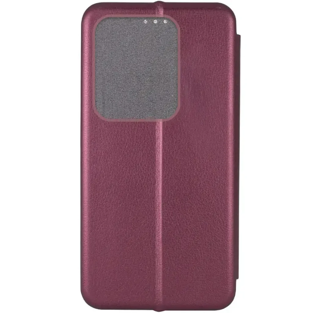Шкіряний чохол-книжка Classy для Xiaomi Redmi Note 14 5G Бордовий