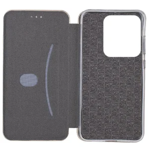 Шкіряний чохол-книжка Classy для Xiaomi Redmi Note 14 5G Золотий