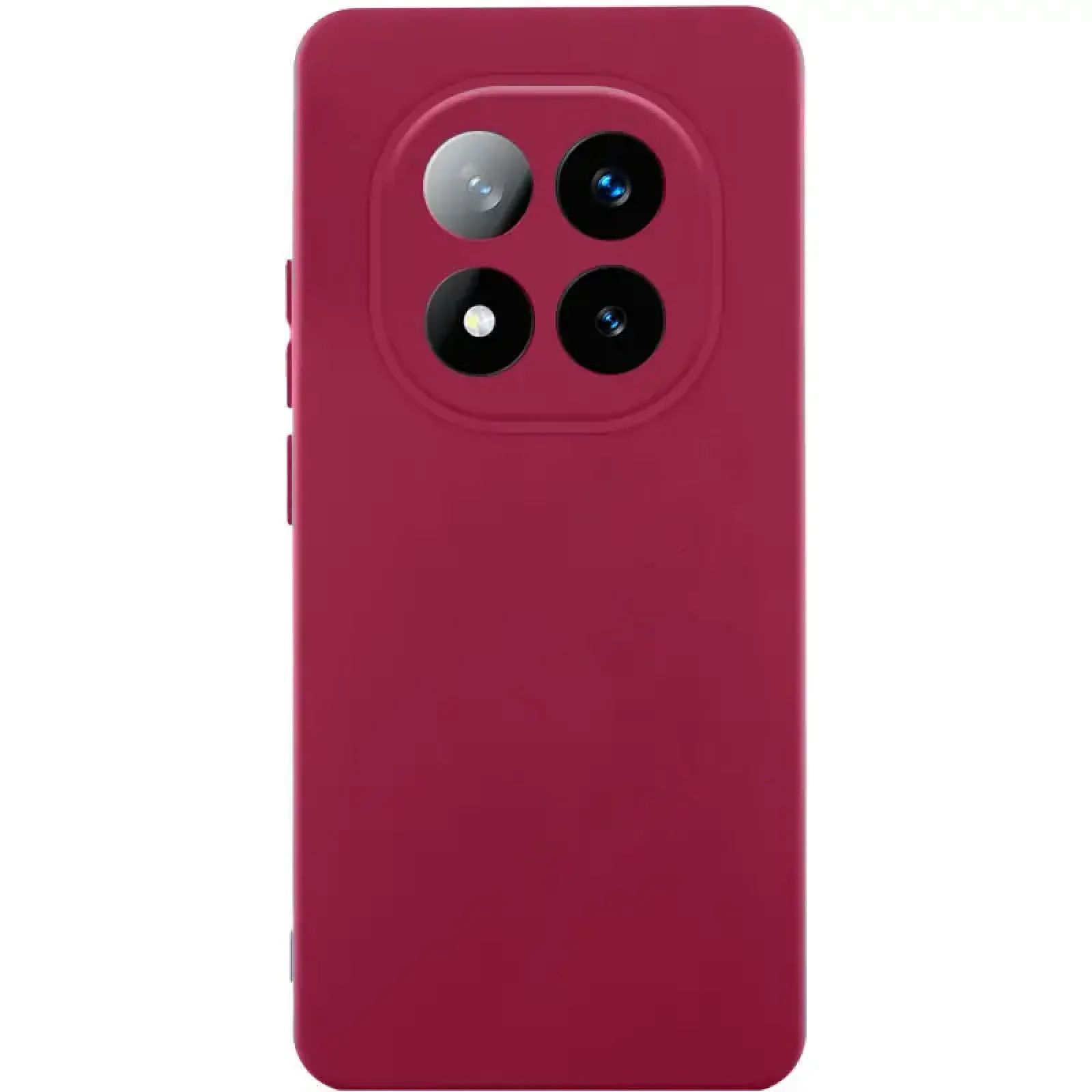 Чохол TPU GETMAN Liquid Silk Full Camera для Xiaomi Redmi Note 14 Pro 5G Marsala