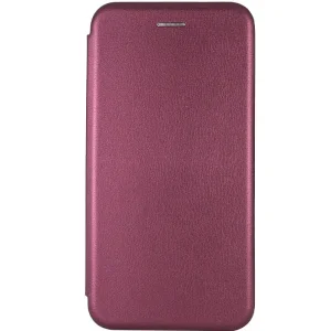 Цвет: Бордовый - Чехол Classy PU Case для Xiaomi Redmi Note 14 Pro 5G, Xiaomi Redmi Note 14 Pro Plus 5G Bordo