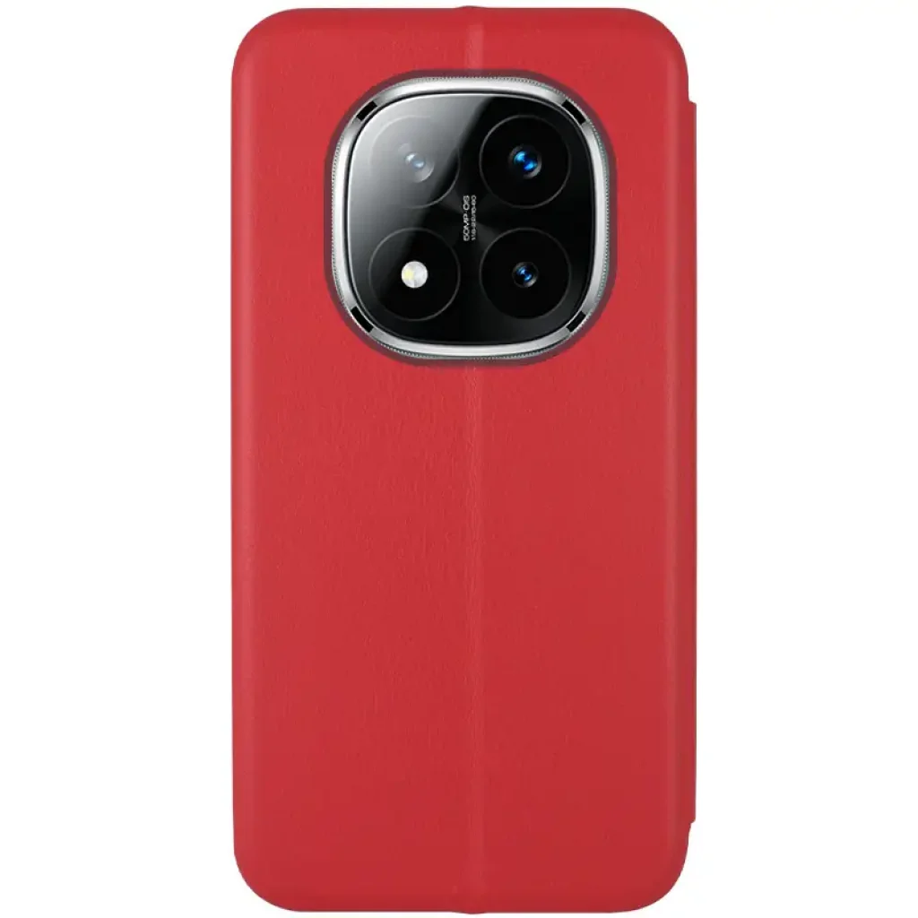 Чехол Classy PU Case для Xiaomi Redmi Note 14 Pro 5G, Xiaomi Redmi Note 14 Pro Plus 5G Red