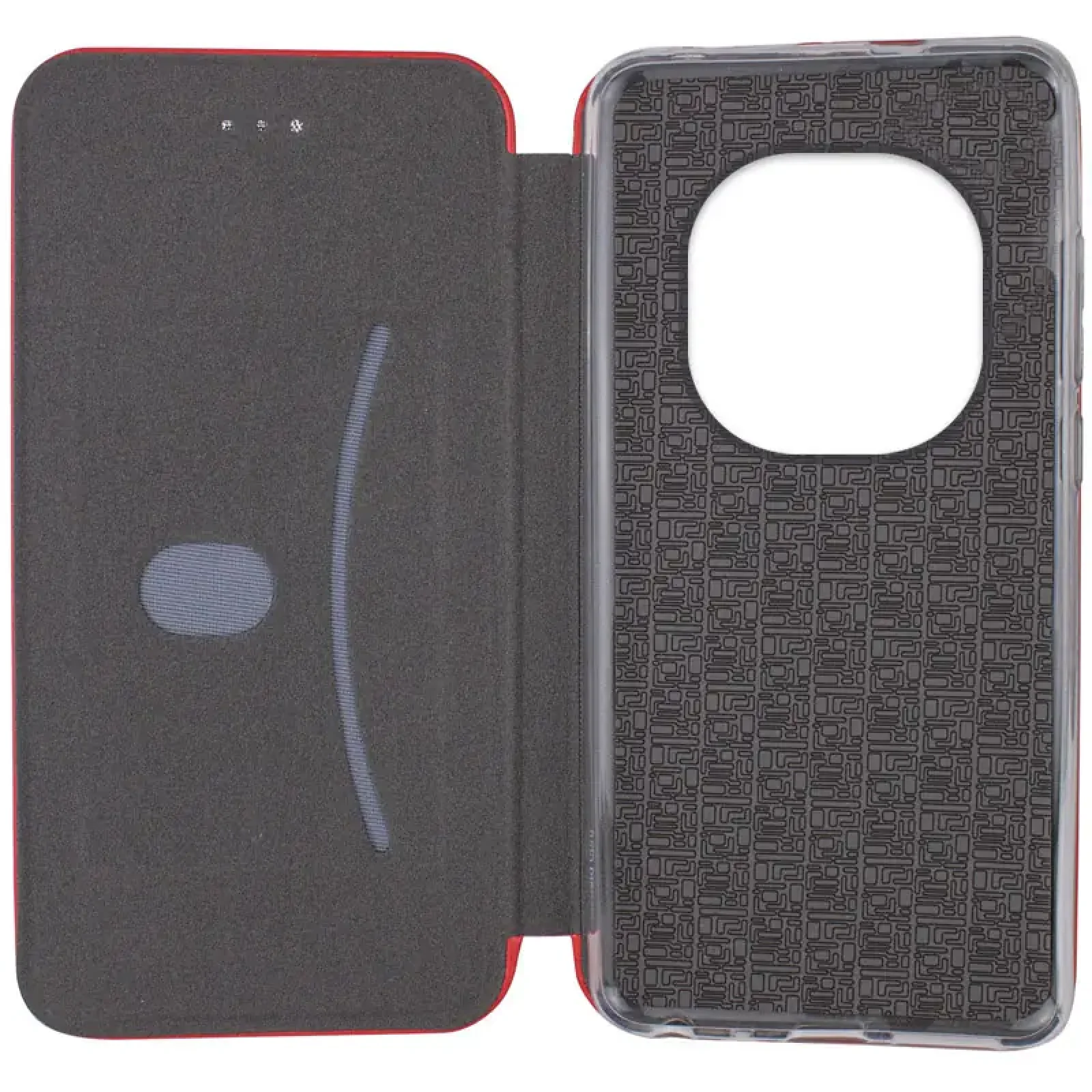 Чехол Classy PU Case для Xiaomi Redmi Note 14 Pro 5G, Xiaomi Redmi Note 14 Pro Plus 5G Red