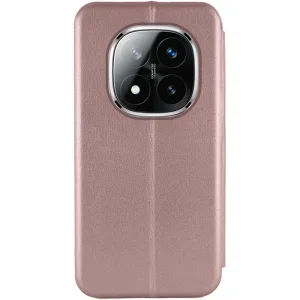 Чохол Classy PU Case для Xiaomi Redmi Note 14 Pro 5G, Xiaomi Redmi Note 14 Pro Plus 5G Rose Gold