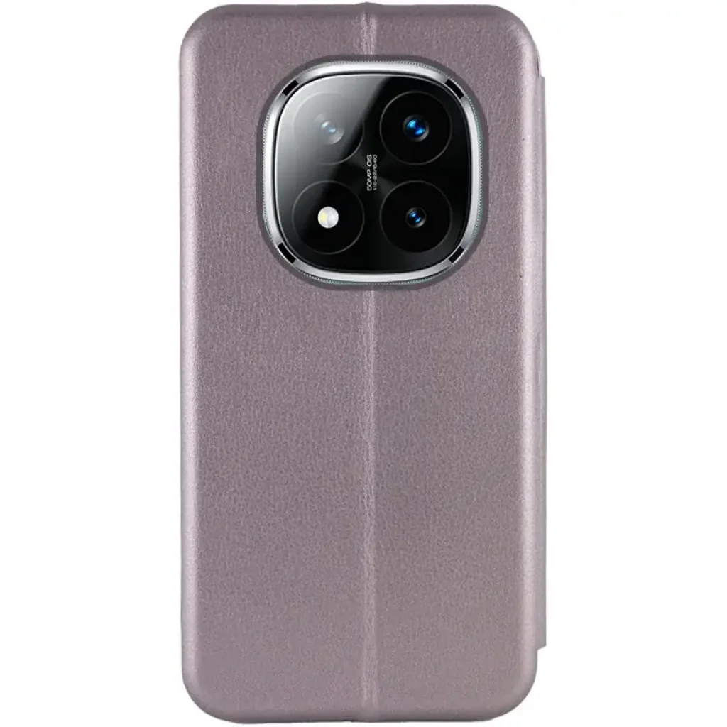 Чехол Classy PU Case для Xiaomi Redmi Note 14 Pro 5G, Xiaomi Redmi Note 14 Pro Plus 5G Grey