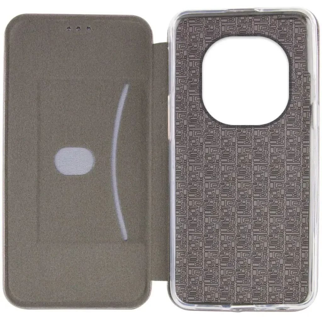 Чехол Classy PU Case для Xiaomi Redmi Note 14 Pro 5G, Xiaomi Redmi Note 14 Pro Plus 5G Grey