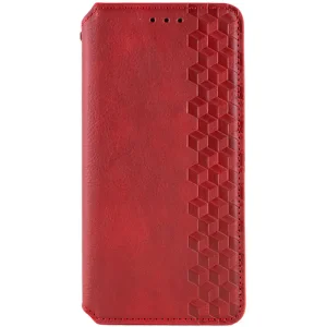 Чехол Getman Cubic PU Case для Xiaomi Redmi Note 14 Pro 5G, Xiaomi Redmi Note 14 Pro Plus 5G Red