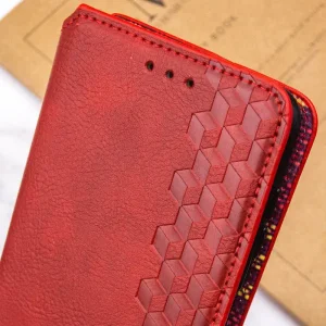 Чохол Getman Cubic PU Case для Xiaomi Redmi Note 14 Pro 5G, Xiaomi Redmi Note 14 Pro Plus 5G Red