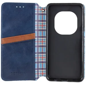 Чохол Getman Cubic PU Case для Xiaomi Redmi Note 14 Pro 5G, Xiaomi Redmi Note 14 Pro Plus 5G Blue
