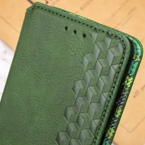 Чохол Getman Cubic PU Case для Xiaomi Redmi Note 14 Pro 5G, Xiaomi Redmi Note 14 Pro Plus 5G Green