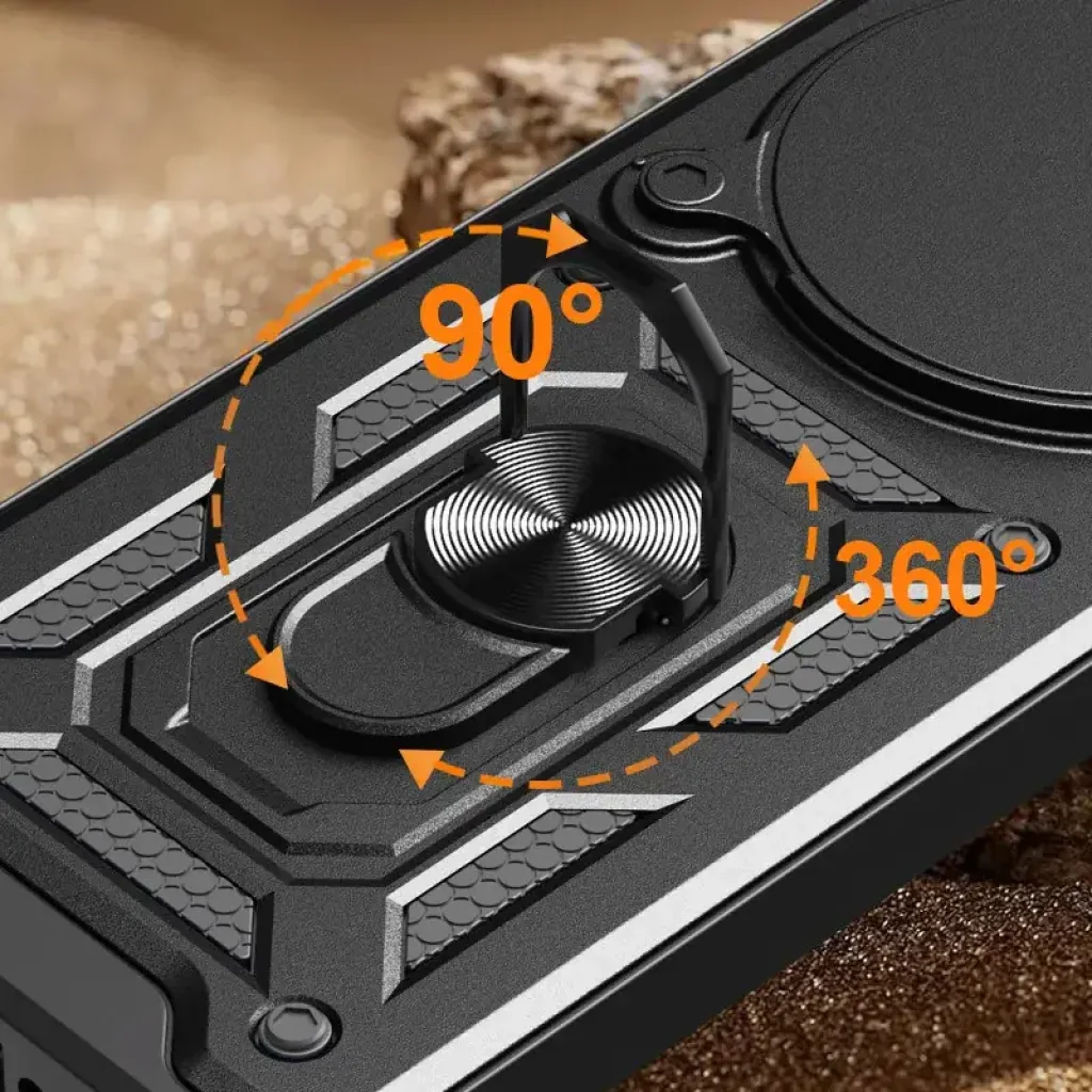 Чехол Camshield Serge Ring для Xiaomi Redmi Note 14 Pro 5G, Poco X7 5G Black