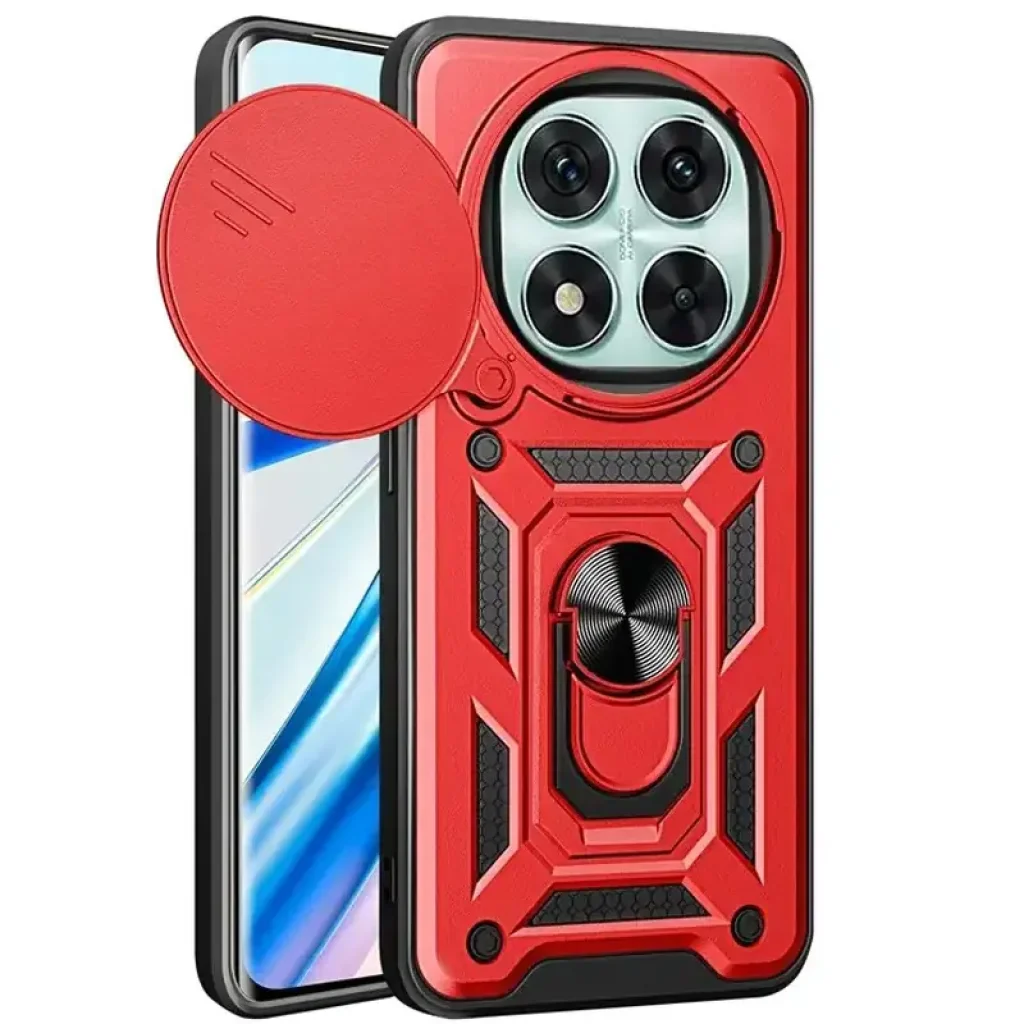 Чехол Camshield Serge Ring для Xiaomi Redmi Note 14 Pro 5G, Poco X7 5G Red