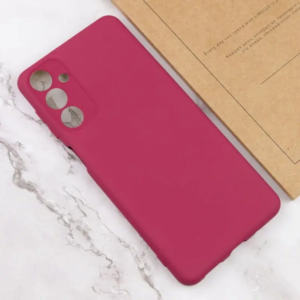 Чохол Silicone Cover Lakshmi Full Camera (AA) для Samsung Galaxy A26 5G Marsala