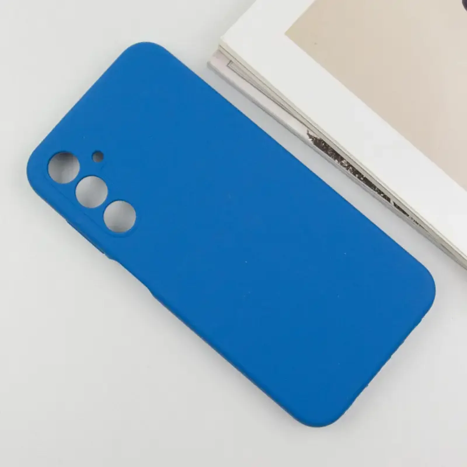 Чехол Silicone Cover Lakshmi Full Camera (AA) для Samsung Galaxy A26 5G Navy Blue