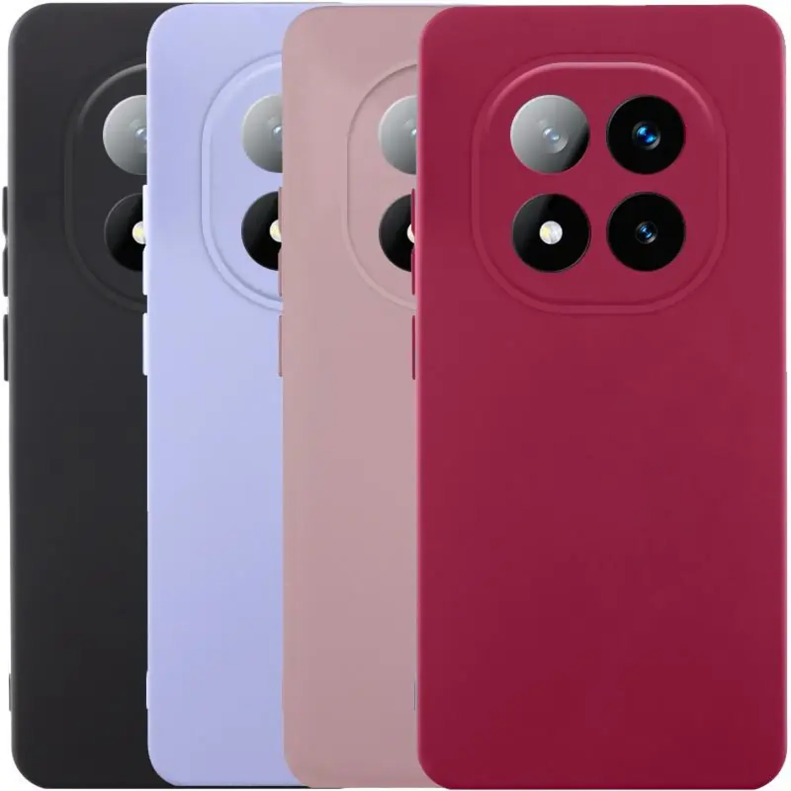 Чохол TPU GETMAN Liquid Silk Full Camera для Xiaomi Redmi Note 14 Pro Plus 5G Pink Sand