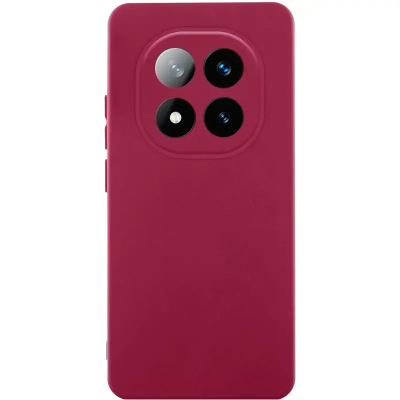 Чохол TPU GETMAN Liquid Silk Full Camera для Xiaomi Redmi Note 14 Pro Plus 5G Marsala