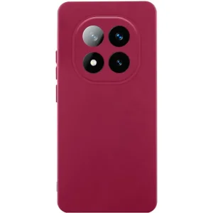 Чохол TPU GETMAN Liquid Silk Full Camera для Xiaomi Redmi Note 14 Pro Plus 5G Marsala