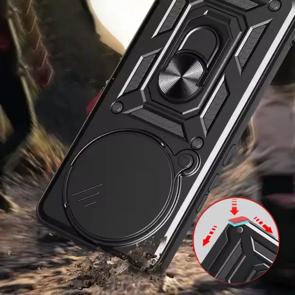 Чехол Camshield Serge Ring для Xiaomi Redmi Note 14 Pro+ Black