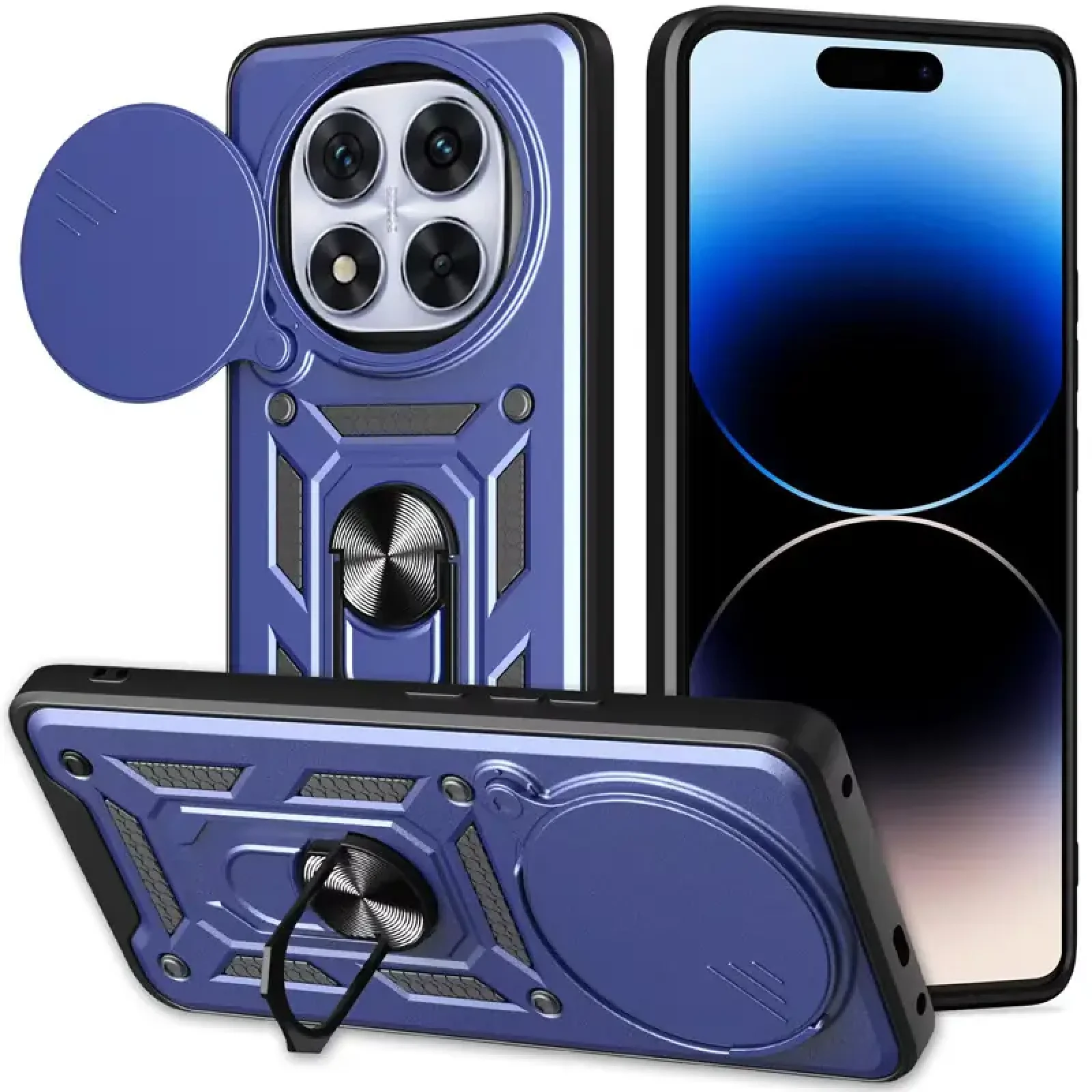 Чохол Camshield Serge Ring для Xiaomi Redmi Note 14 Pro+ Blue