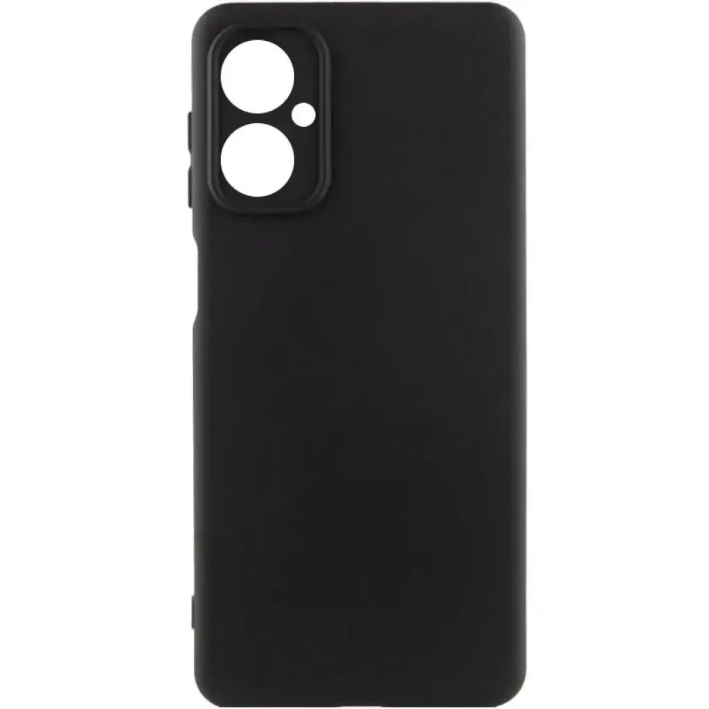 Чохол Silicone Cover Lakshmi Full Camera (AA) для Motorola Moto G55 5G Black