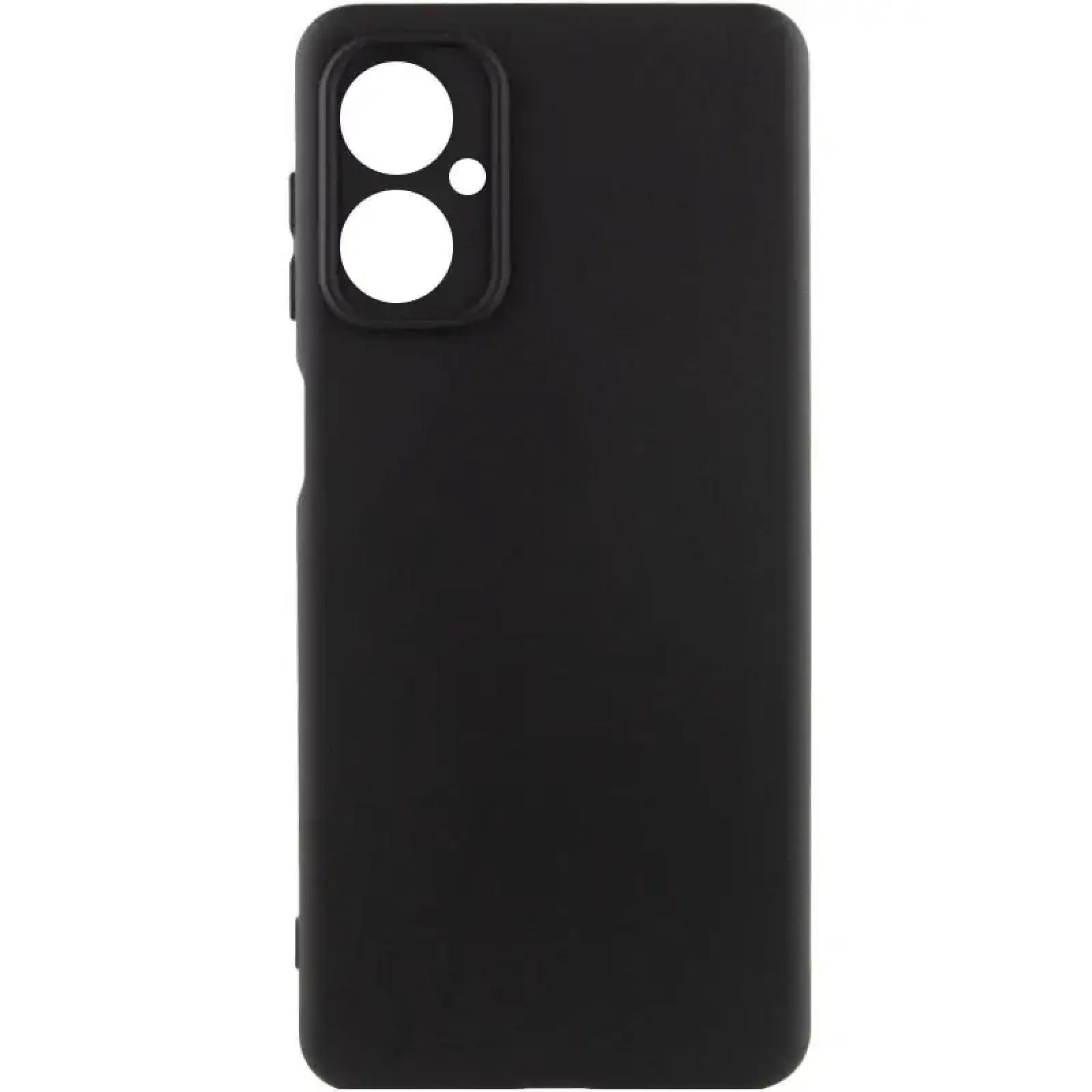Чохол Silicone Cover Lakshmi Full Camera (AA) для Motorola Moto G55 5G Black