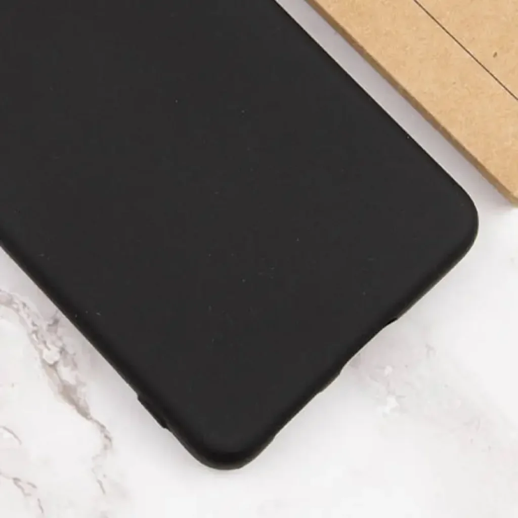 Чохол Silicone Cover Lakshmi Full Camera (AA) для Motorola Moto G55 5G Black