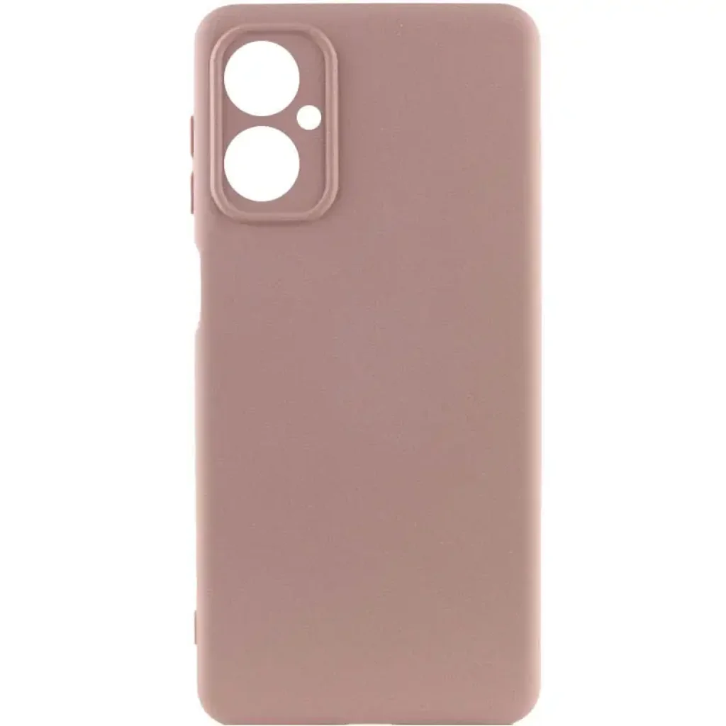 Чехол Silicone Cover Lakshmi Full Camera (AA) для Motorola Moto G55 5G Pink Sand