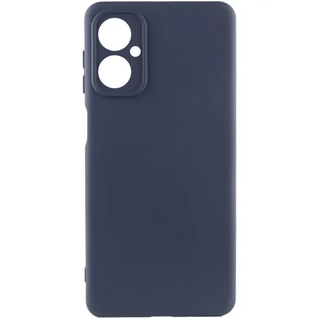 Чехол Silicone Cover Lakshmi Full Camera (AA) для Motorola Moto G55 5G Midnight Blue