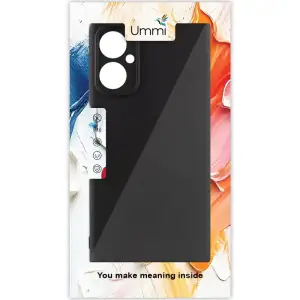 Чохол Silicone Cover Ummi Lakshmi Full Camera (AA) для Motorola Moto G55 5G Black