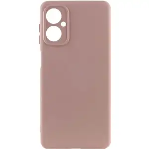 Цвет: Розовый - Чохол Silicone Cover Ummi Lakshmi Full Camera (AA) для Motorola Moto G55 5G Pink Sand