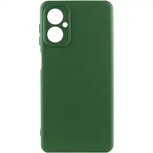 Цвет: Зеленый - Чохол Silicone Cover Ummi Lakshmi Full Camera (AA) для Motorola Moto G55 5G Dark Green