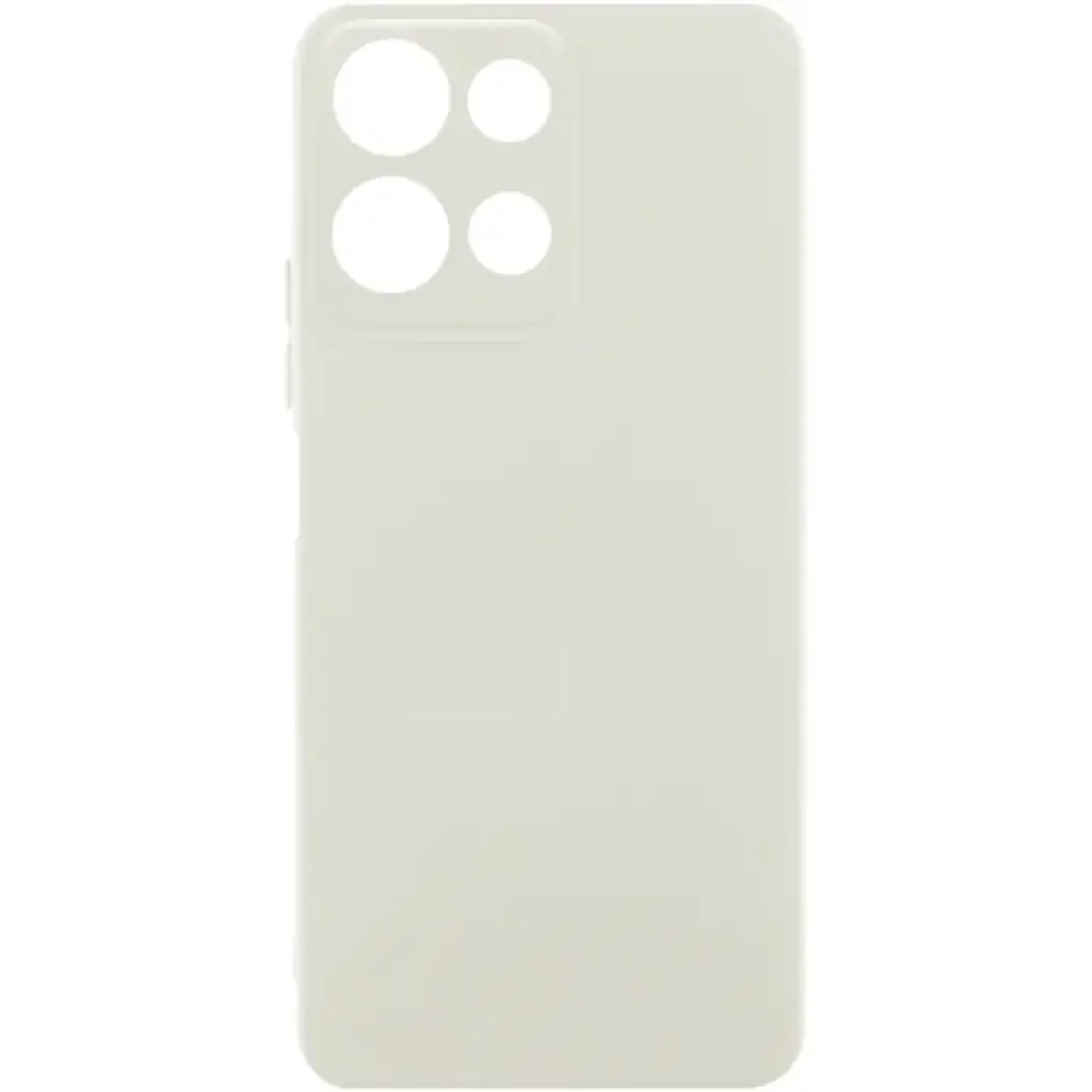 Чохол Silicone Cover Lakshmi Full Camera (AA) для Motorola Moto G75 5G White