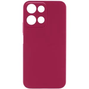 Чохол Silicone Cover Lakshmi Full Camera (AA) для Motorola Moto G75 5G Marsala