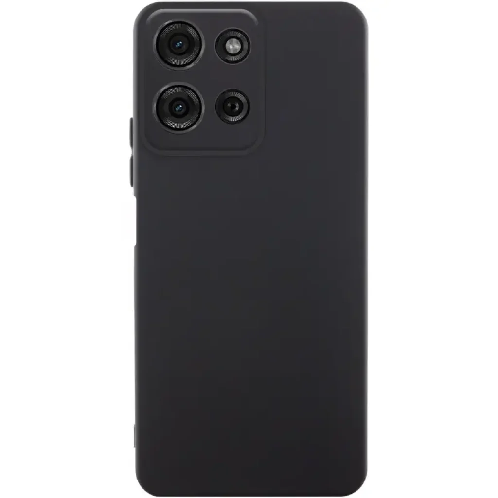 Чехол Silicone Cover Lakshmi Full Camera (AA) для Motorola Moto G75 5G Black
