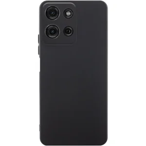 Цвет: Черный - Чехол Silicone Cover Lakshmi Full Camera (AA) для Motorola Moto G75 5G Black