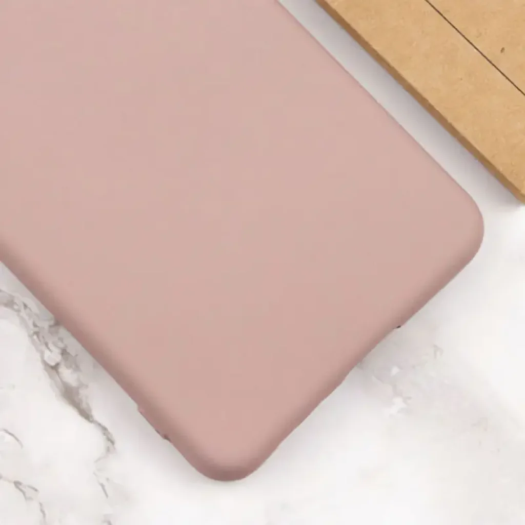 Чохол Silicone Cover Lakshmi Full Camera (AA) для Motorola Moto G75 5G Pink Sand
