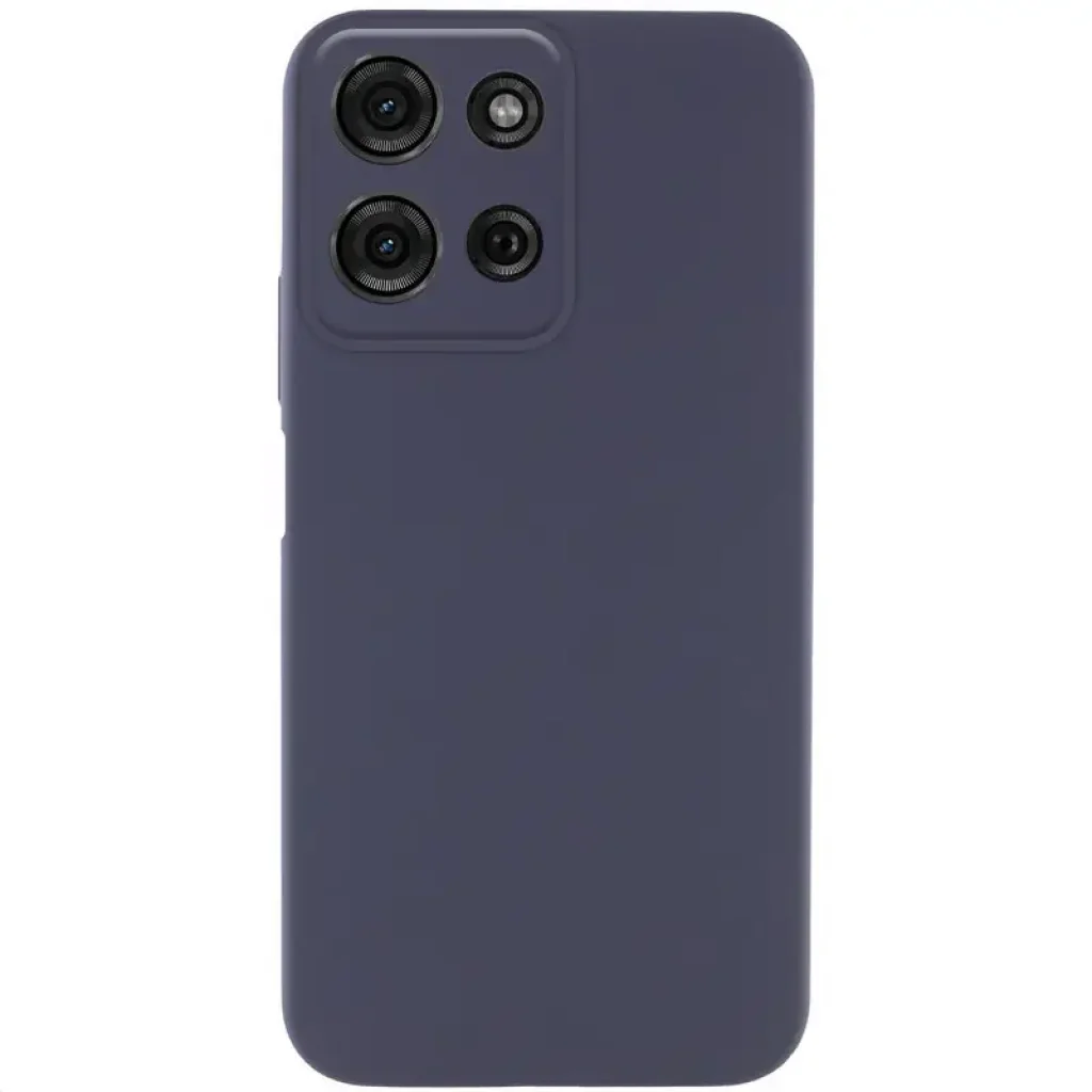 Чехол Silicone Cover Lakshmi Full Camera (AA) для Motorola Moto G75 5G Midnight Blue