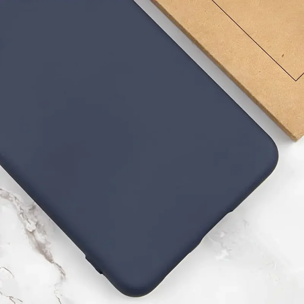 Чехол Silicone Cover Lakshmi Full Camera (AA) для Motorola Moto G75 5G Midnight Blue