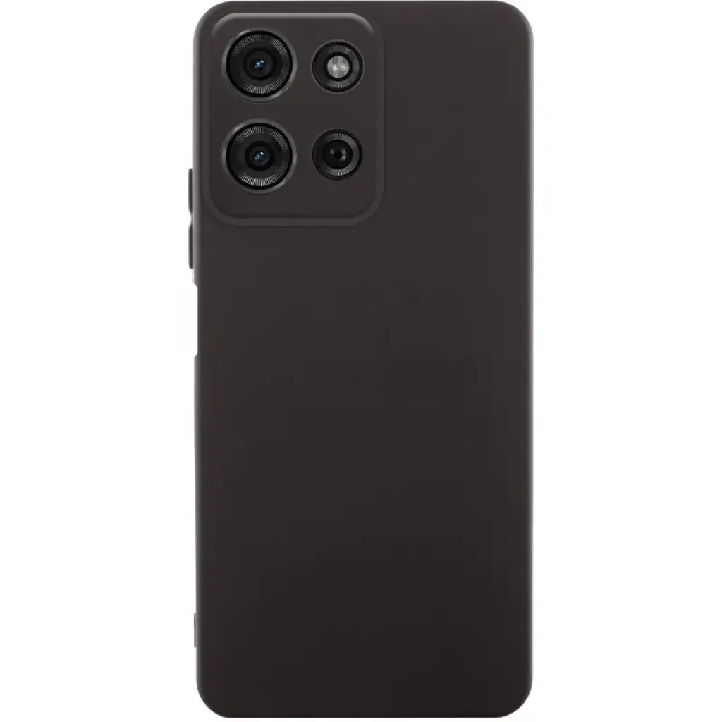 Чохол Silicone Cover Lakshmi Full Camera (AA) для Motorola Moto G75 5G Chocolate