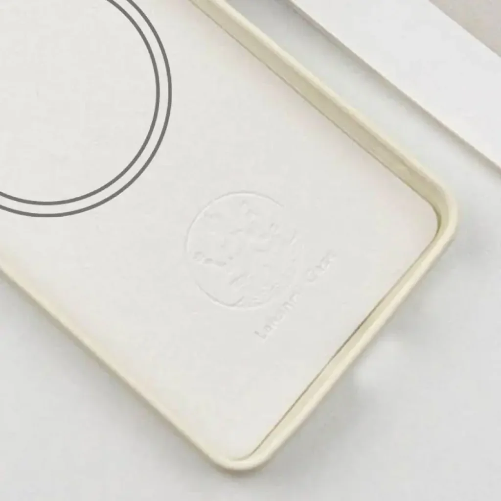 Чохол Silicone Cover Lakshmi Full Camera (AA) with MagFit для Motorola Moto G75 5G White