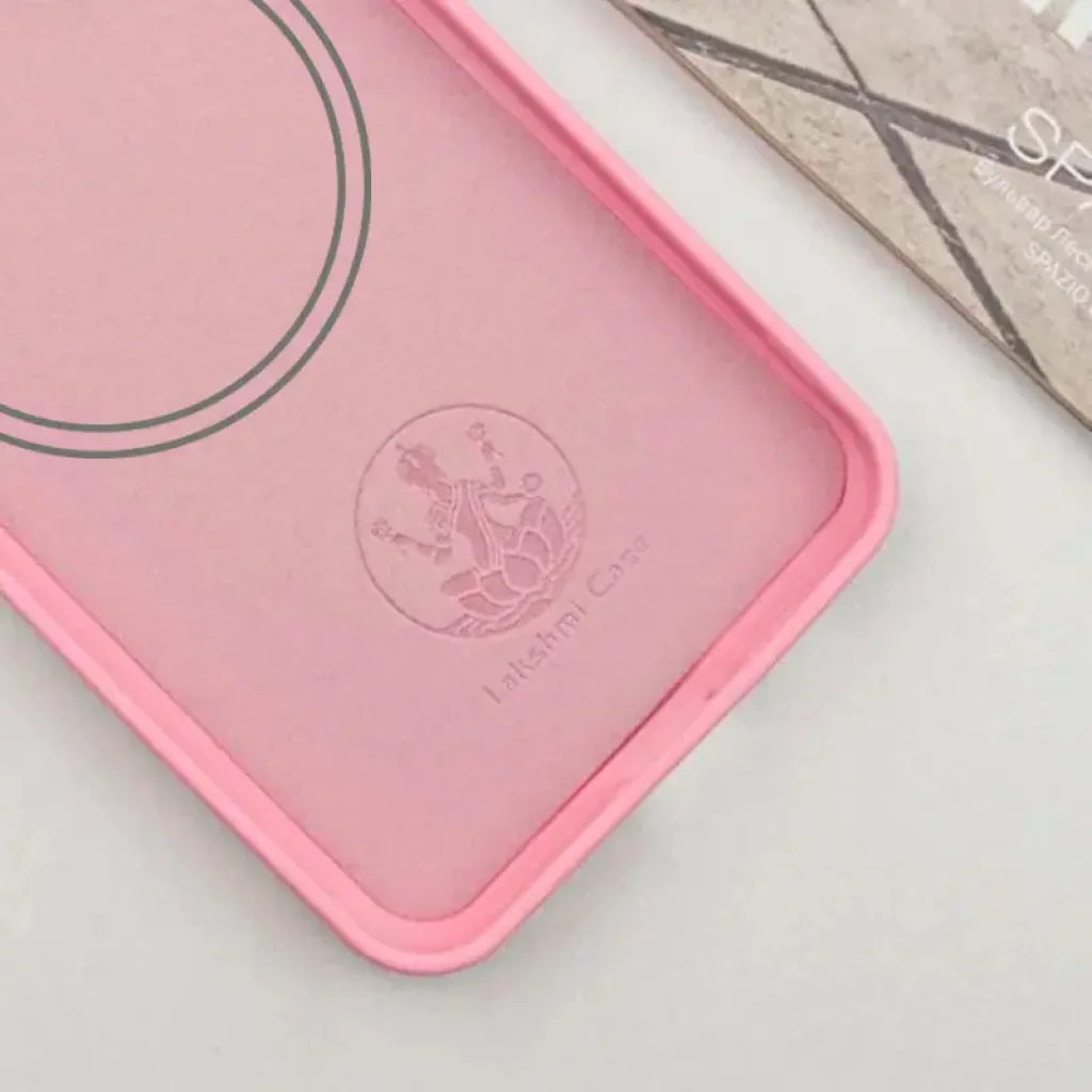 Чохол Silicone Cover Lakshmi Full Camera (AA) with MagFit для Motorola Moto G75 5G Light Pink