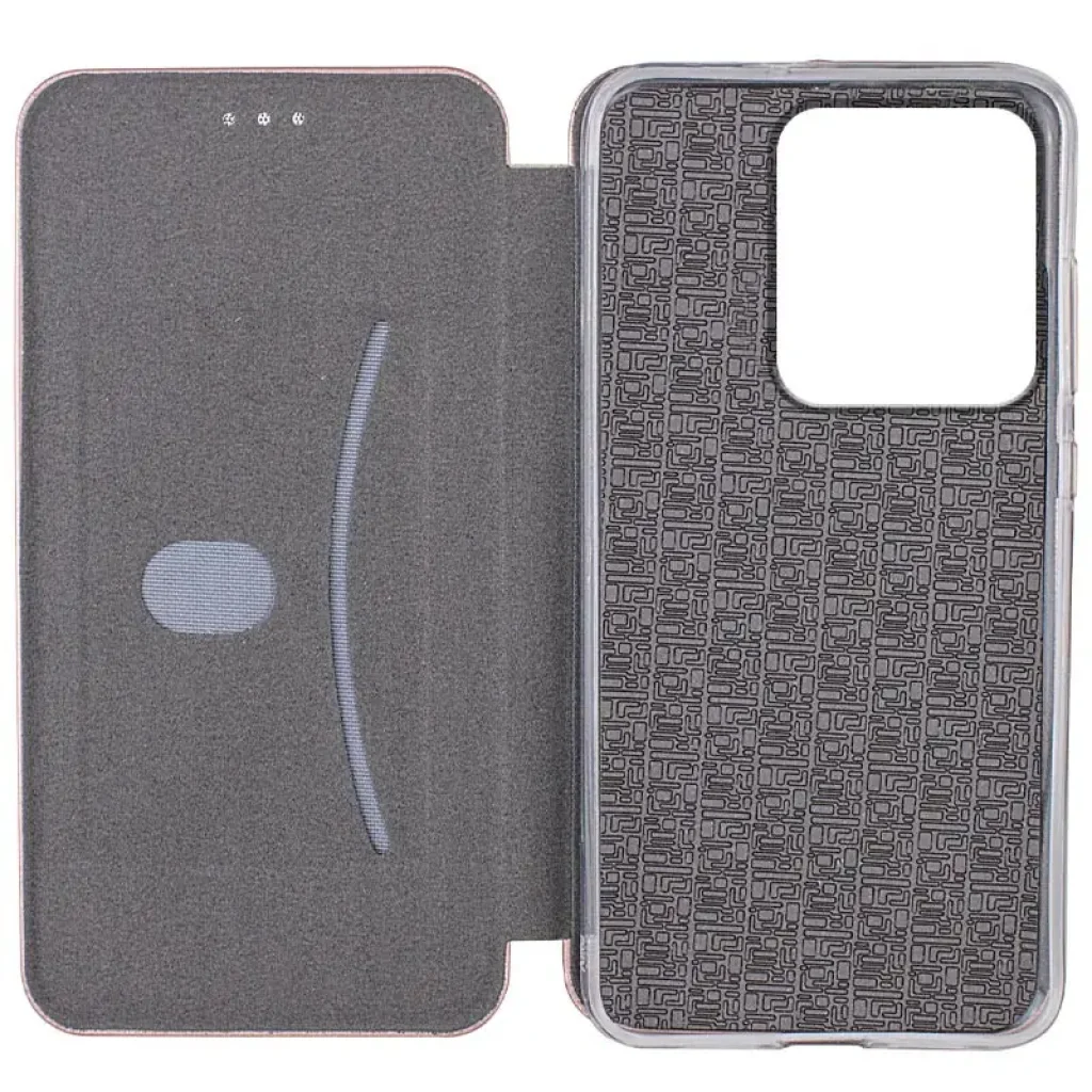 Чехол Classy PU Case для Motorola Moto G75 5G Rose Gold