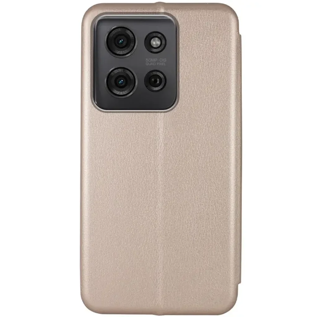 Чехол Classy PU Case для Motorola Moto G75 5G Gold