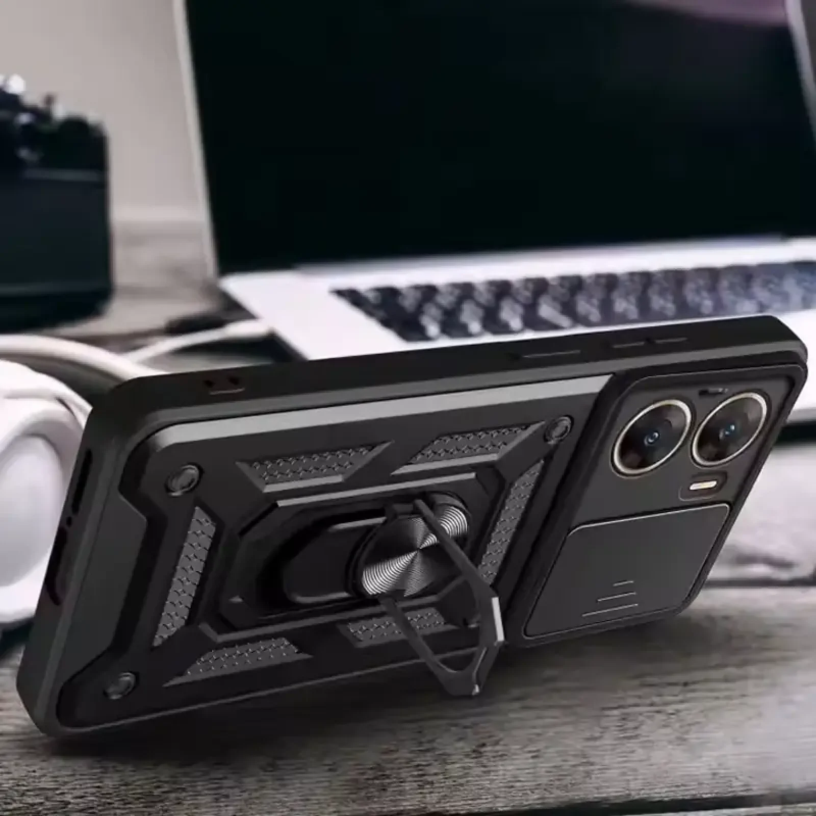 Чехол Camshield Serge Ring для Xiaomi Poco X7 Pro Black