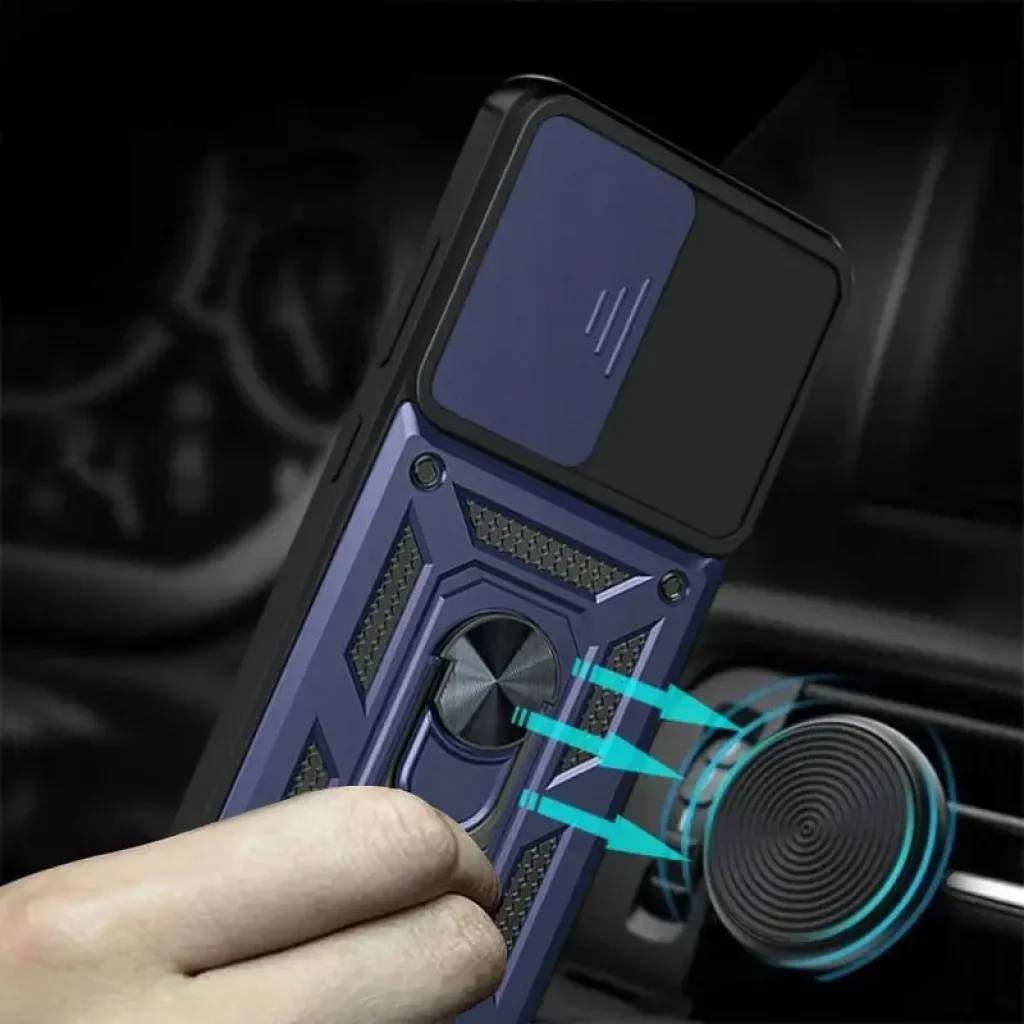 Чехол Camshield Serge Ring для Xiaomi Poco X7 Pro Blue
