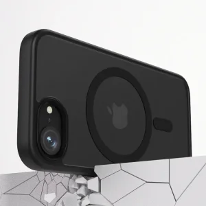 Чохол Metal Buttons with MagSafe Colorful для Apple iPhone 16e Black