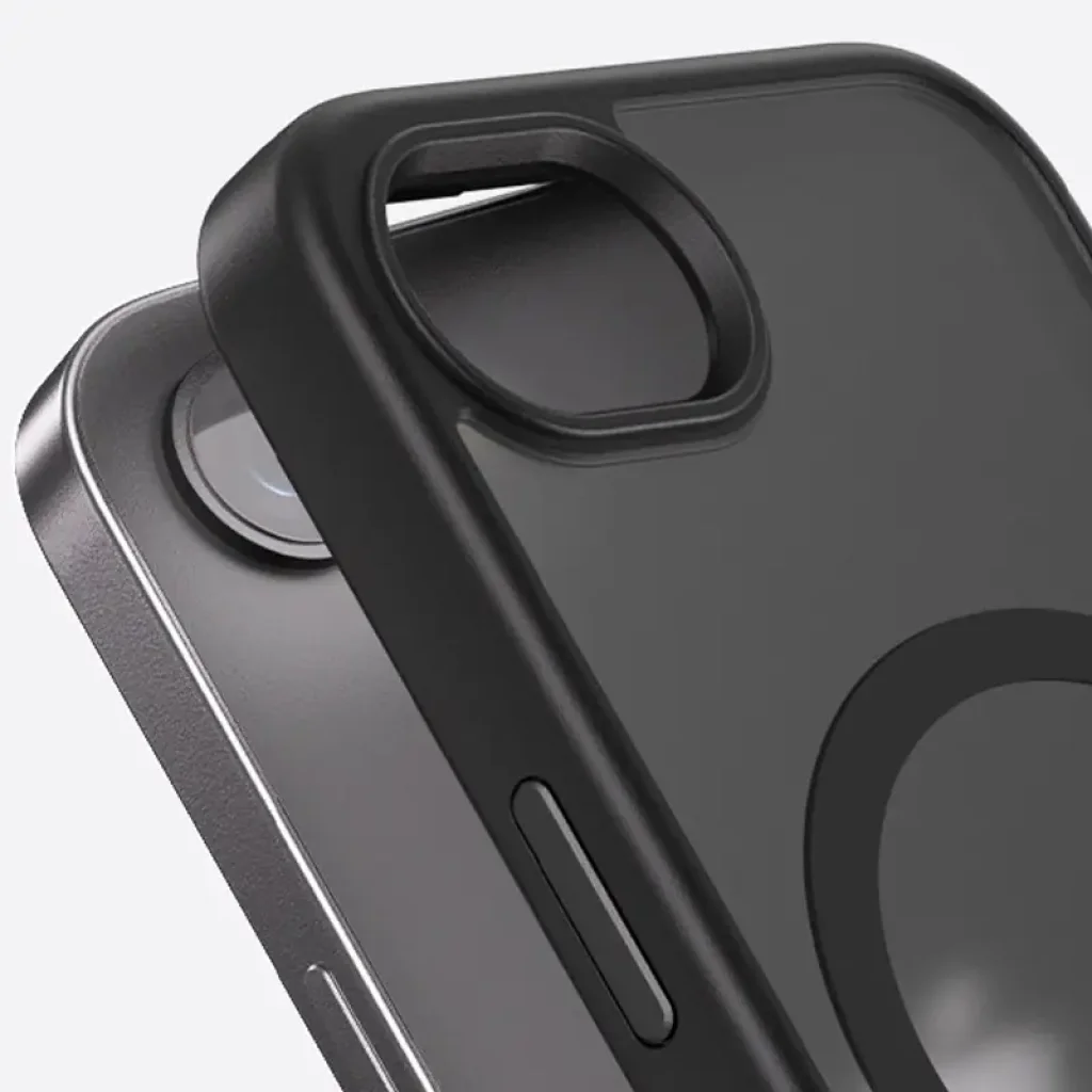 Чохол Metal Buttons with MagSafe Colorful для Apple iPhone 16e Black