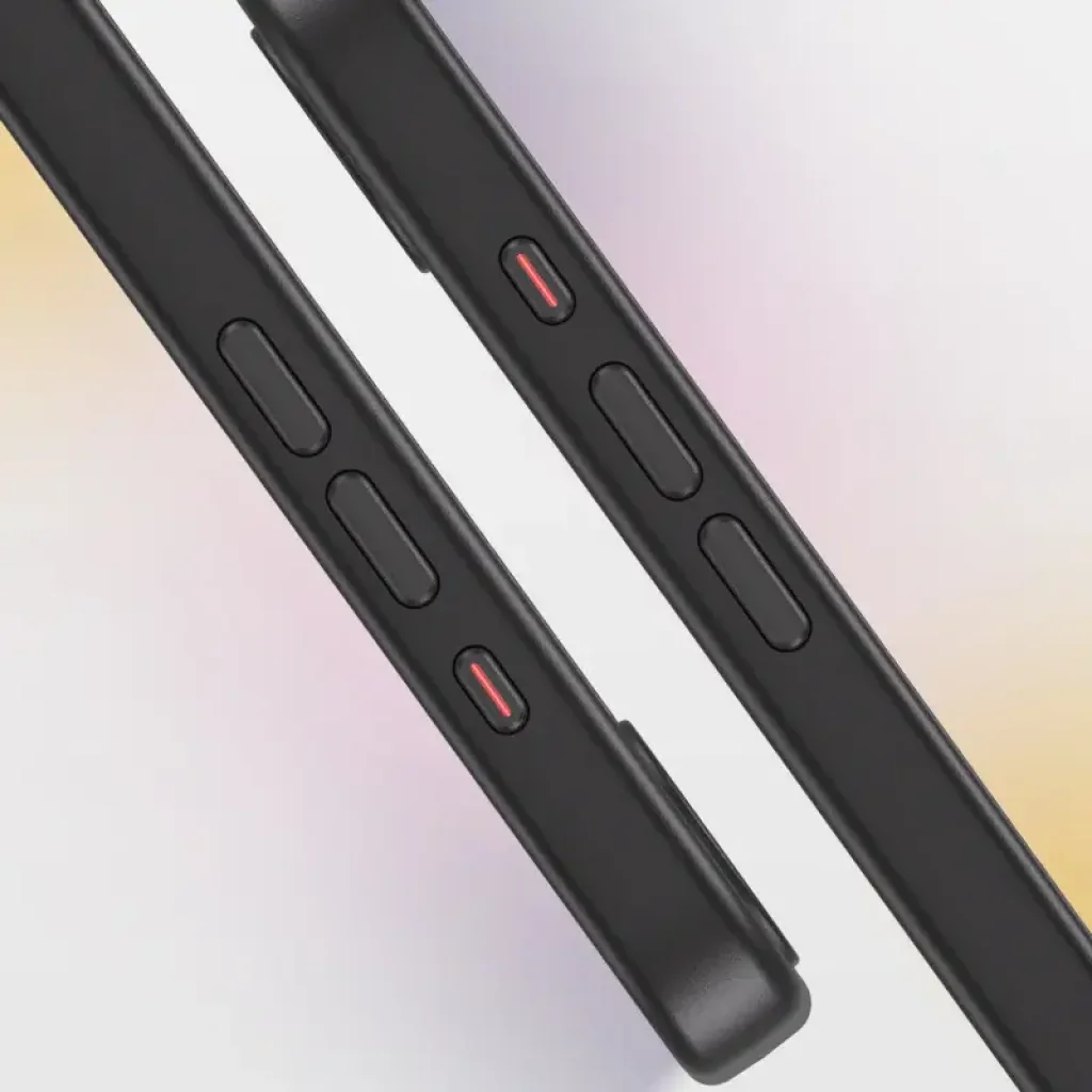 Чохол Metal Buttons with MagSafe Colorful для Apple iPhone 16e Black