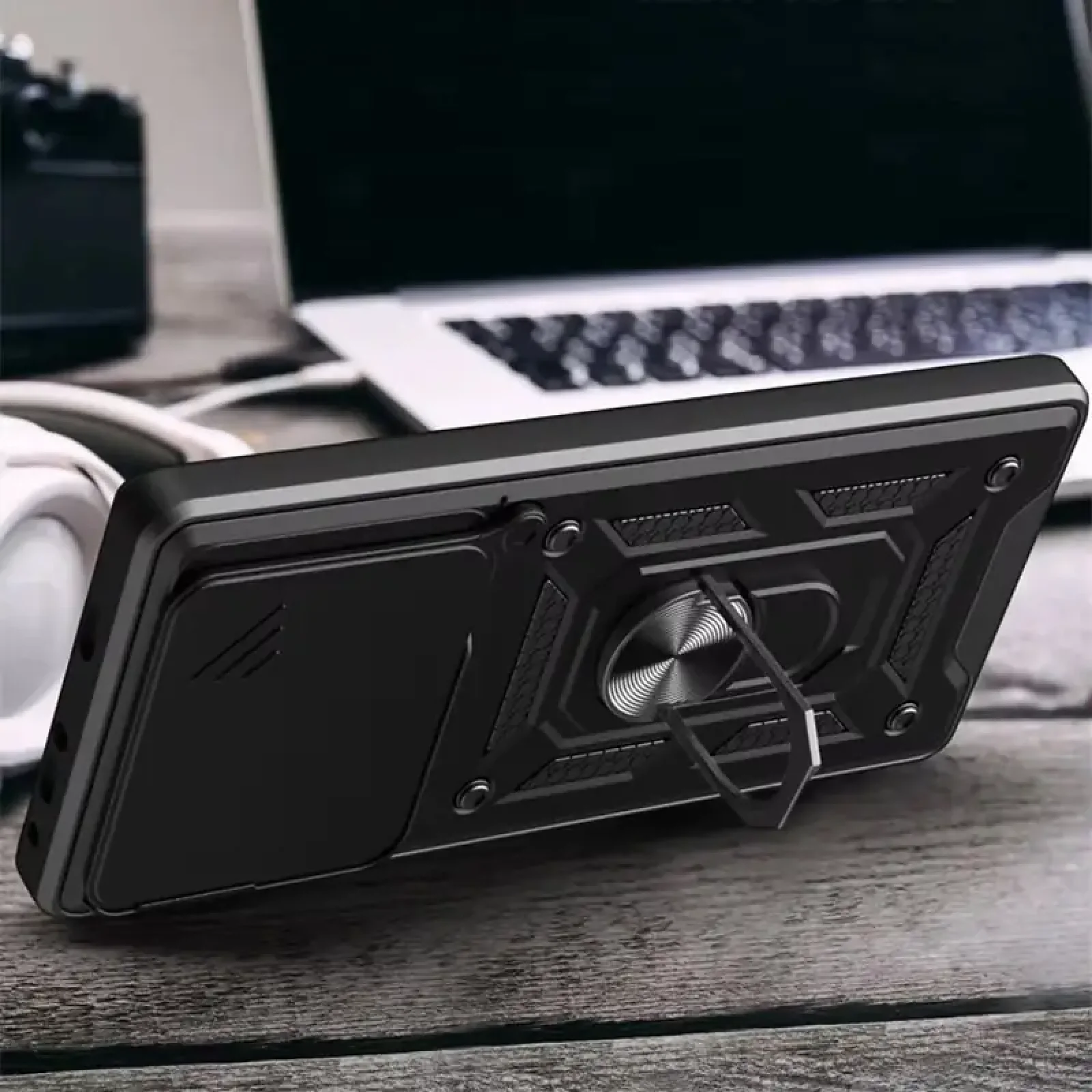 Чохол Camshield Serge Ring для Xiaomi Redmi Note 14 4G Black